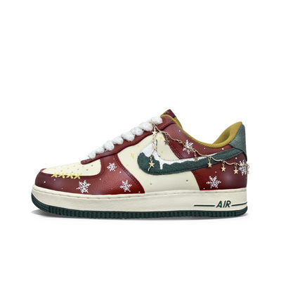 Customized Christmas Sonata Air Force 1 Shoes Sneakers – custom sneakers view 2 | DiySneakers