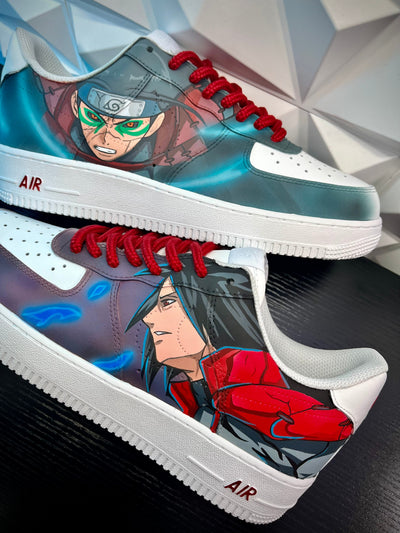 Custom Madara / Hashirama Air Force 1 – custom sneakers view 2 | DiySneakers