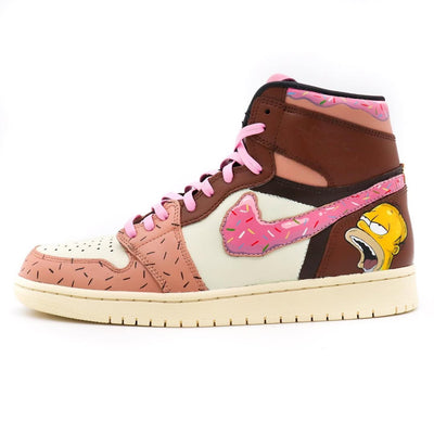 Custom Simpson: Ice Cream Air Jordan 1 – custom sneakers view 2 | DiySneakers