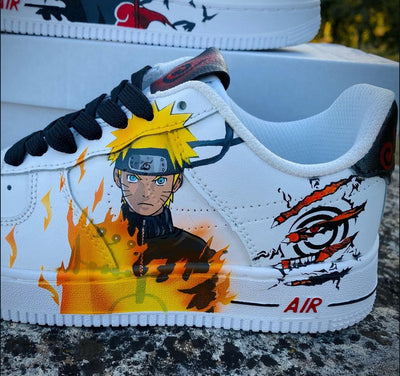 Custom Naruto Vs itachi Air Force 1 – custom sneakers view 2 | DiySneakers