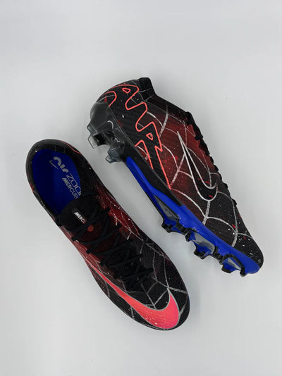 Custom Spider Man Zoom Mercurial Vapor Red/Black – custom sneakers view 2 | DiySneakers