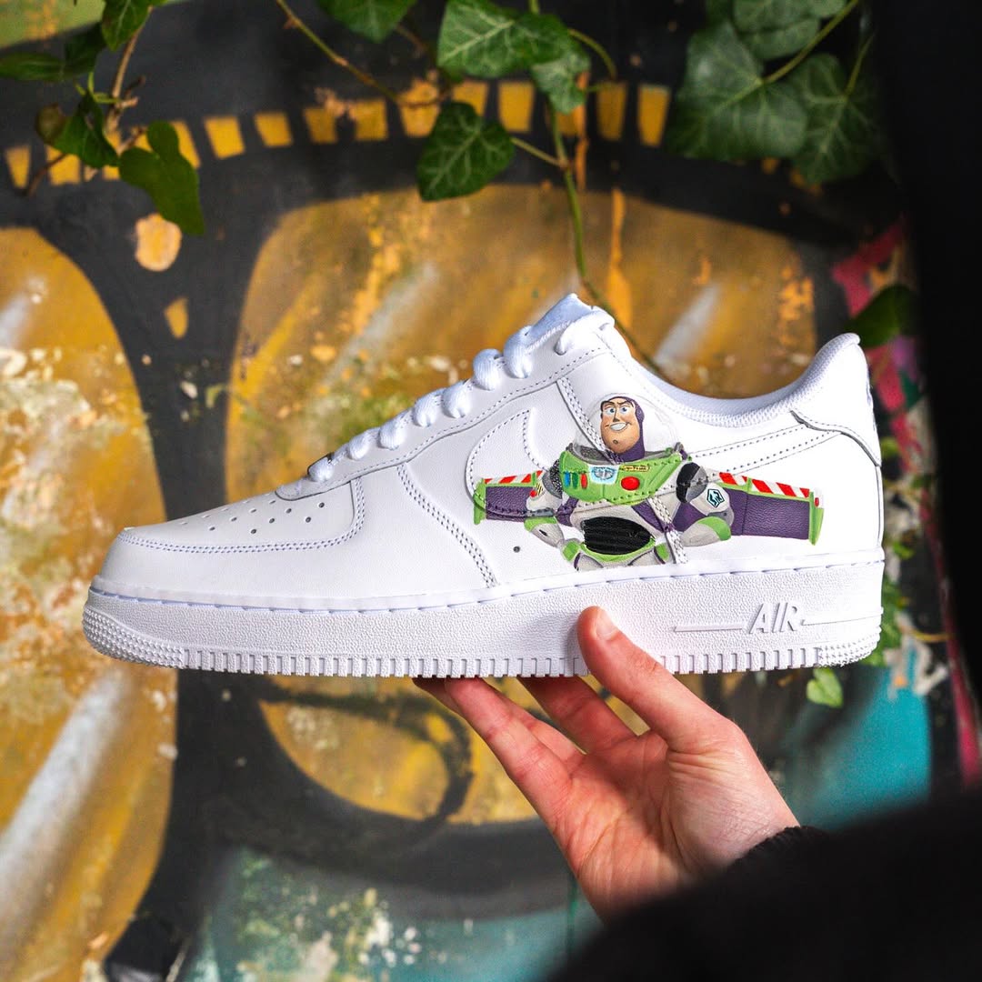 Custom Buzz Lightyear Air Force 1 Unsex – hand-painted custom sneakers | DiySneakers