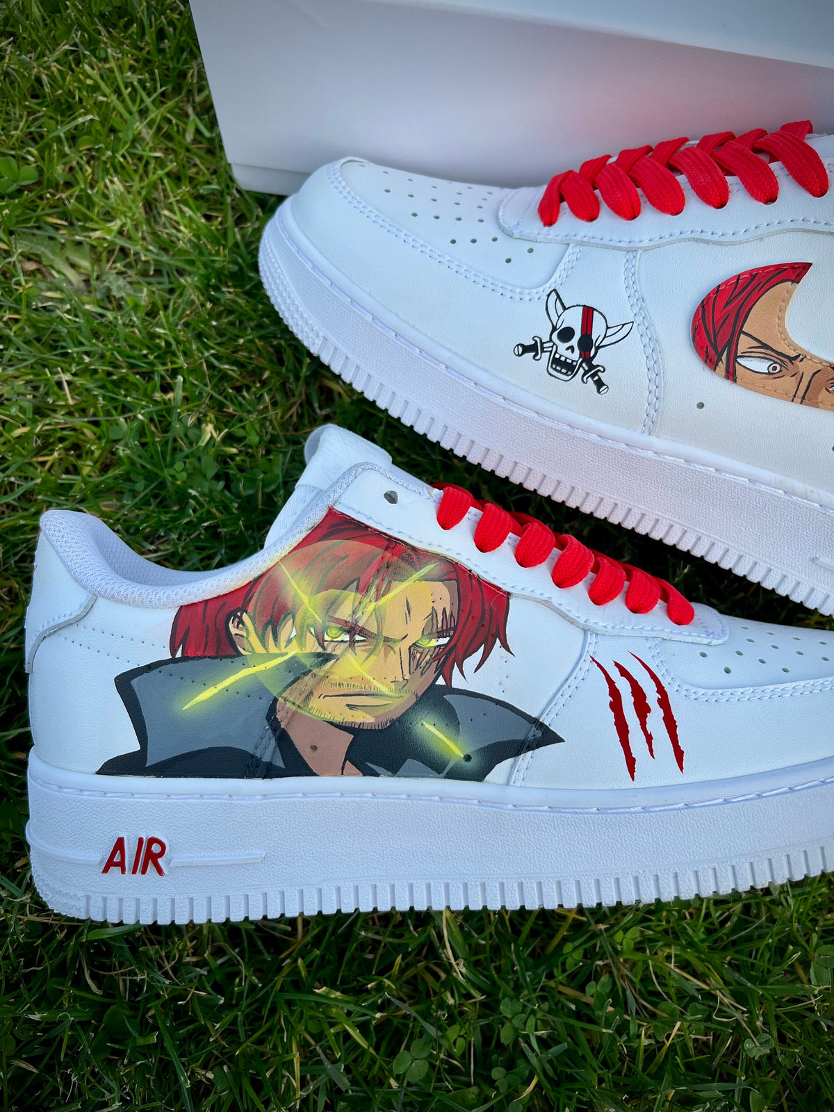 Custom Shanks One Piece Air Force 1 – hand-painted custom sneakers | DiySneakers