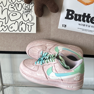 Custom Northern Light Air Force 1 – custom sneakers view 2 | DiySneakers