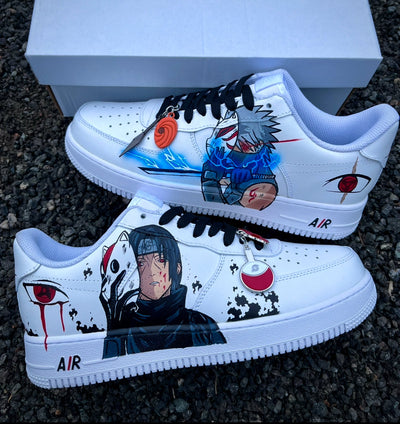 Custom Itachi Vs Kakashi Anbu Air Force 1 – custom sneakers view 2 | DiySneakers