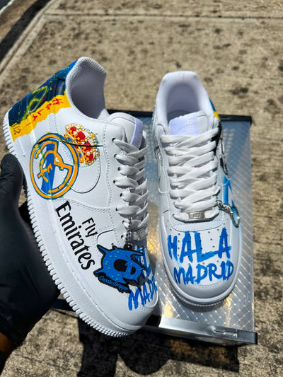 Customized CR7⚽️Conquistador Hand-painted Air Force 1 Shoes – custom sneakers view 2 | DiySneakers