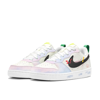 Custom Unlimited Fun/Blue&Pink Court Borough For Children – custom sneakers view 2 | DiySneakers
