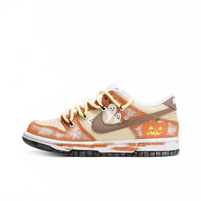 Custom Sleepless Nights Dunk Orange – custom sneakers view 2 | DiySneakers