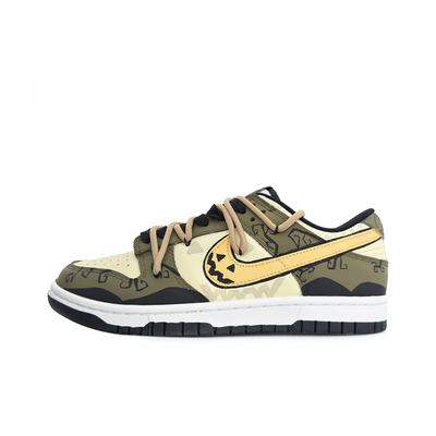 Custom Mistblack Cat Dunk Green – custom sneakers view 2 | DiySneakers