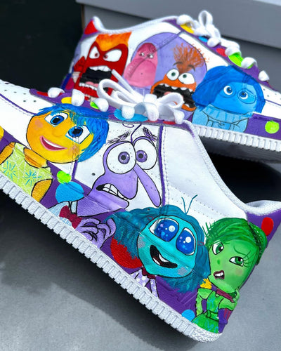 Customized Inside OutInside Out Air Force 1 Shoes Hand-drawn – custom sneakers view 2 | DiySneakers
