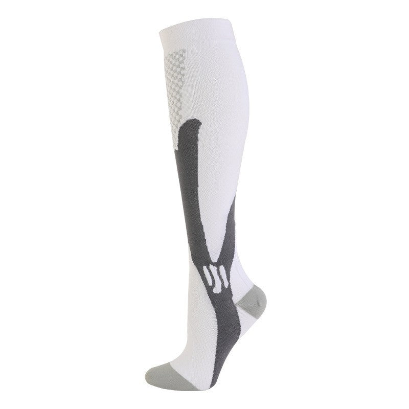 Professional Sports Calf Compression Socks Running Women Men Marathon Socks Fitness Outdoor Jump Rope Compression Long Breathable