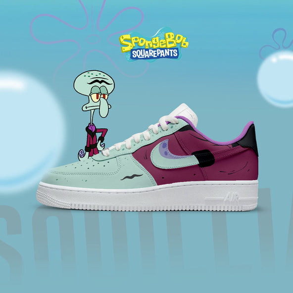 Yellow CuteSpongeBob - Squilliam Fancyson  - Unisex  Air Force