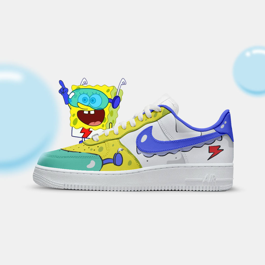 Yellow CuteSpongeBob - Quickster Spongebob - Unisex Air Force