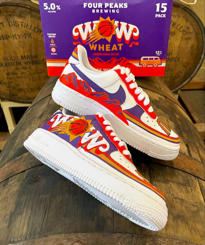Customized Phoenix Suns Sneakers Air Force 1 Shoes – custom sneakers view 2 | DiySneakers