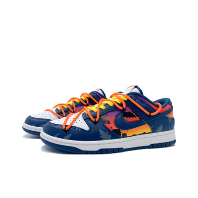 Custom West Coast Dunk Blue/Faded Color – custom sneakers view 2 | DiySneakers