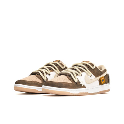 Custom Bear Cub Dunk Brown/White – custom sneakers view 2 | DiySneakers