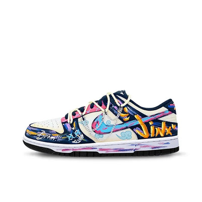 Death Sparks - Custom  Dunk  Low Unisex Street Graffiti Skateboarding Shoes
