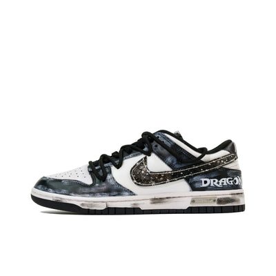 Custom Toothless Dunk Low Black – custom sneakers view 2 | DiySneakers