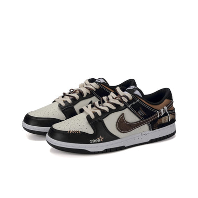 Custom Absurd Notes Dunk Low Black/Brown – custom sneakers view 2 | DiySneakers