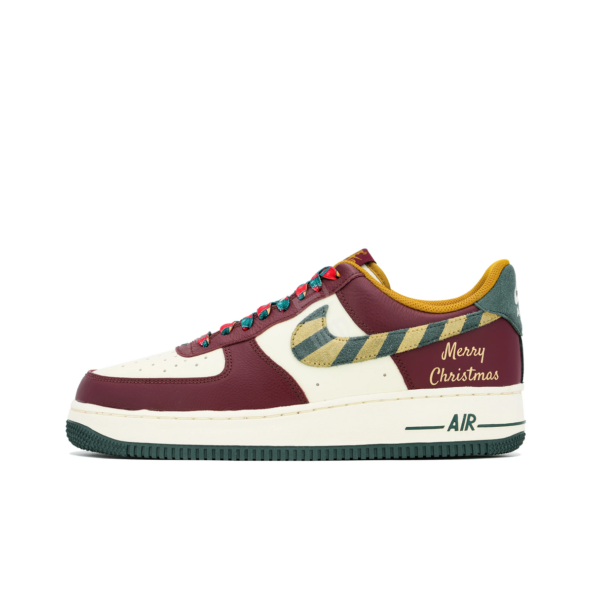 Gilded starry-night Christmas custom sneakers