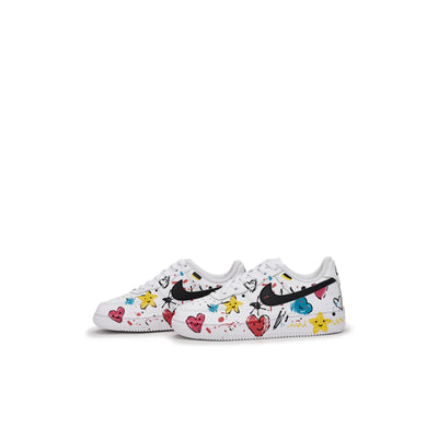 Custom Love Bubbles Air Force 1 For Children – custom sneakers view 2 | DiySneakers