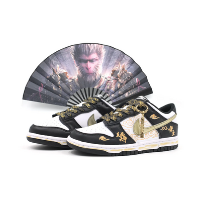 Custom Black Myth Wukong - Ruyi Golden Hoop Stick Dunk Low – custom sneakers view 2 | DiySneakers