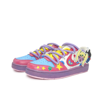 Custom Naughty Artist Court Borough – custom sneakers view 2 | DiySneakers