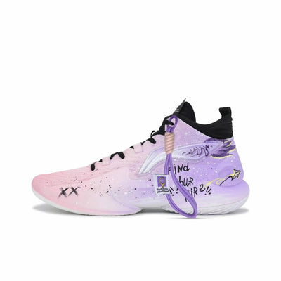 Soar Into The Sky - Pink-Purple GradientCustom Street LiNing – custom sneakers view 2 | DiySneakers