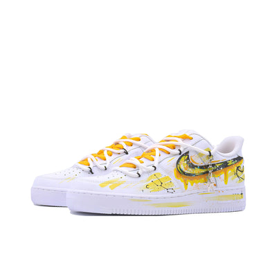 Customized The Twelve Zodiac Signs: Taurus - Fashionable Starry Sky Air Force 1 Shoes – custom sneakers view 2 | DiySneakers