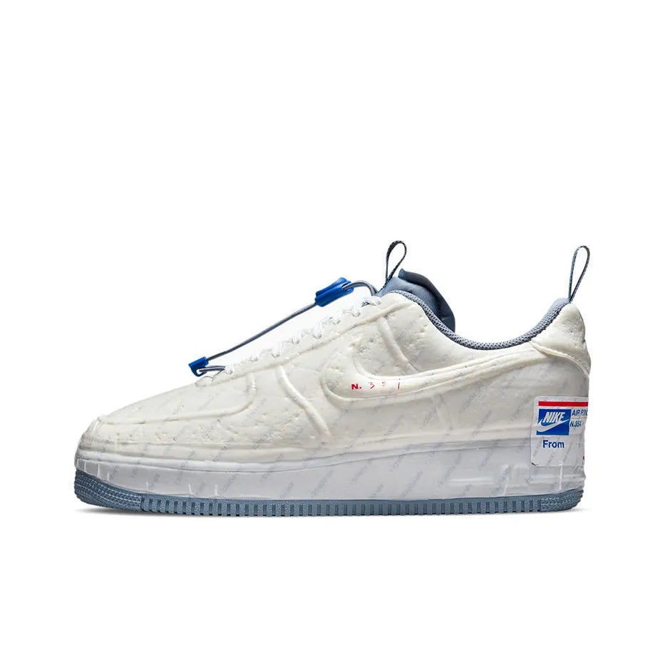 Custom Postal Ghost Air Force 1 Beige/White – hand-painted custom sneakers | DiySneakers