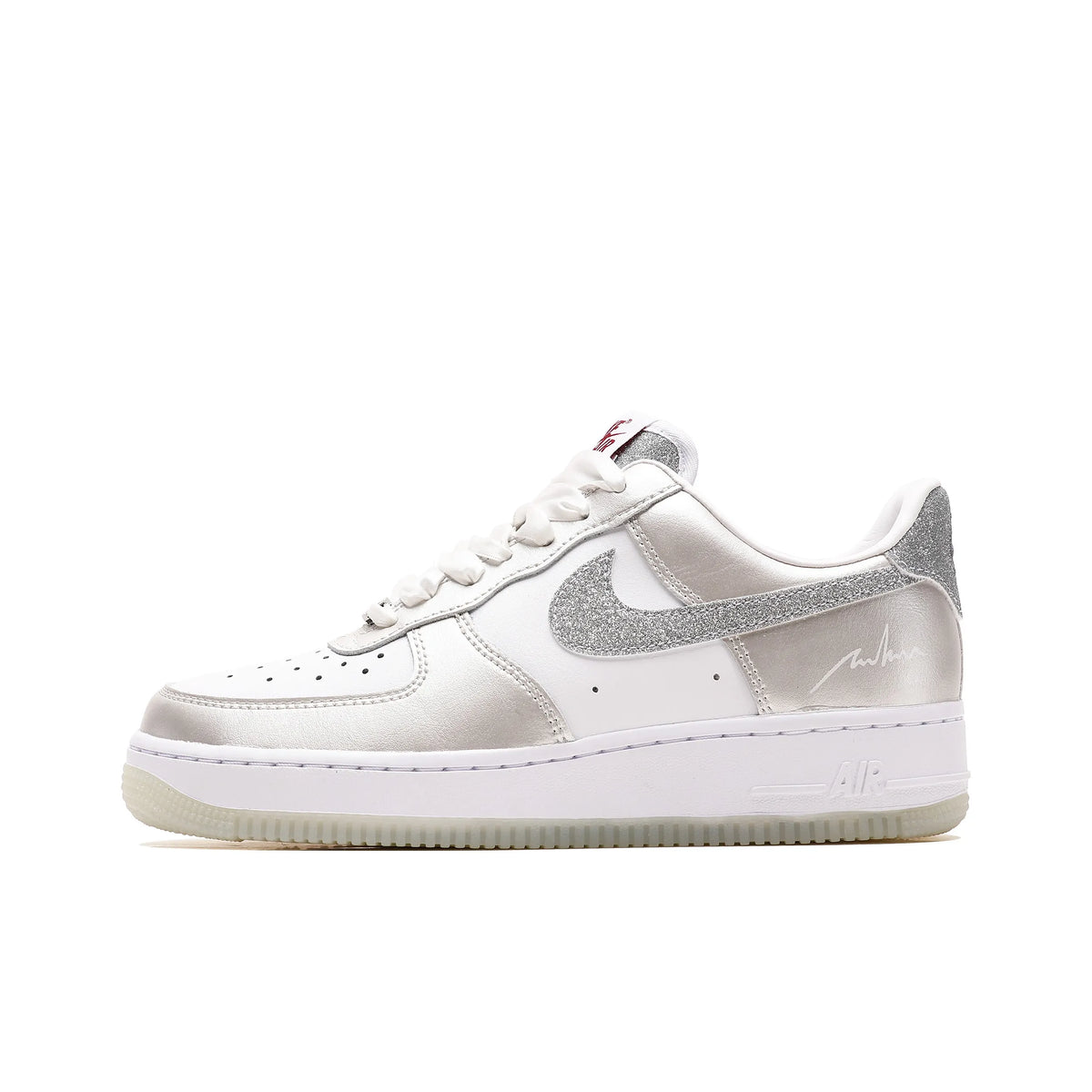 Customized Milky Way Ballet Air Force 1 Shoes Silver With Diamond Decoration – hand-painted custom sneakers | DiySneakers