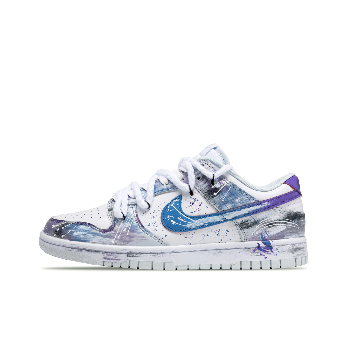 Custom Planetary Dunk – hand-painted custom sneakers | DiySneakers