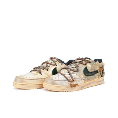 Custom Broken World Court Vision Low Wasteland-style Brown/Green – custom sneakers view 2 | DiySneakers