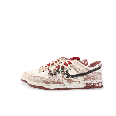 Custom Mad Max Dunk Brown/Red – custom sneakers view 2 | DiySneakers