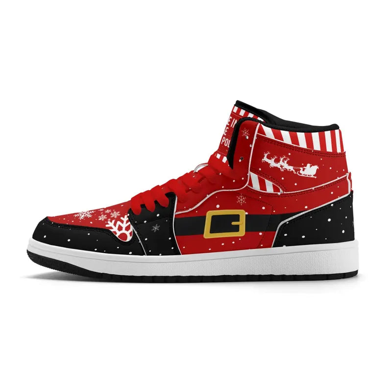 Custom Holiday Cheer Air Jordan 1 – hand-painted custom sneakers | DiySneakers