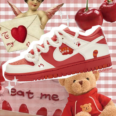 Custom Cherry Raccoon Dunk – custom sneakers view 2 | DiySneakers
