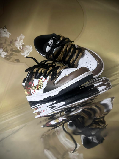 Custom Black Myth Wukong Dunk Low – custom sneakers view 2 | DiySneakers