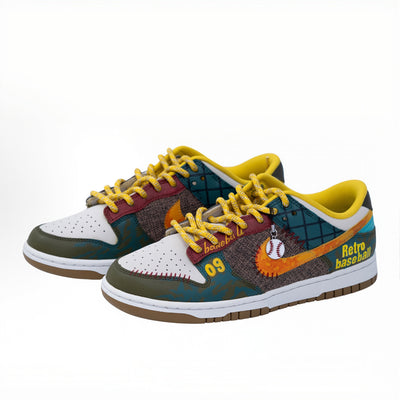 Custom Retro Baseball/With pendant Dunk Low – custom sneakers view 2 | DiySneakers