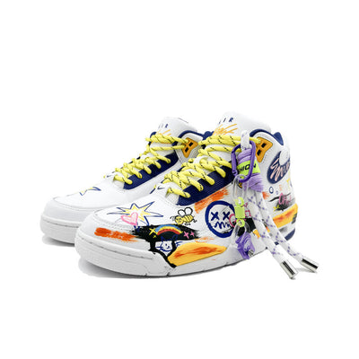 Custom Shining Star Flight Legacy Graffiti – custom sneakers view 2 | DiySneakers