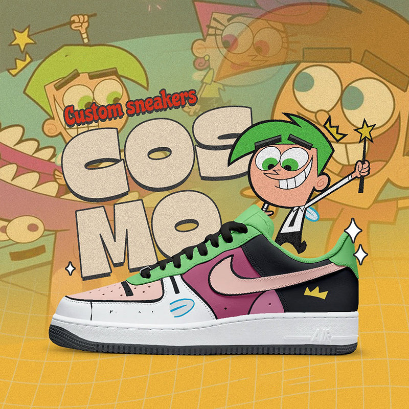 Customized The Fairly OddParents - Character Shoes Air Force 1 Shoes Hand Painted – hand-painted custom sneakers | DiySnea…