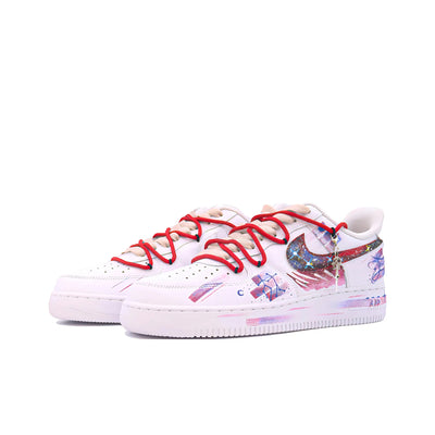 Customized The Twelve Zodiac Signs: Gemini - Fashionable Starry Sky Air Force 1 Shoes – custom sneakers view 2 | DiySneakers