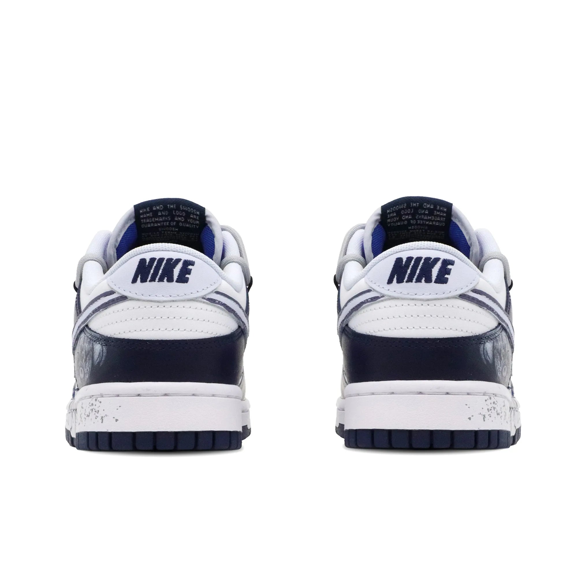 [Custom Trust The Bear] Dunk Low Skateboard Shoes Unisex Beige/Blue