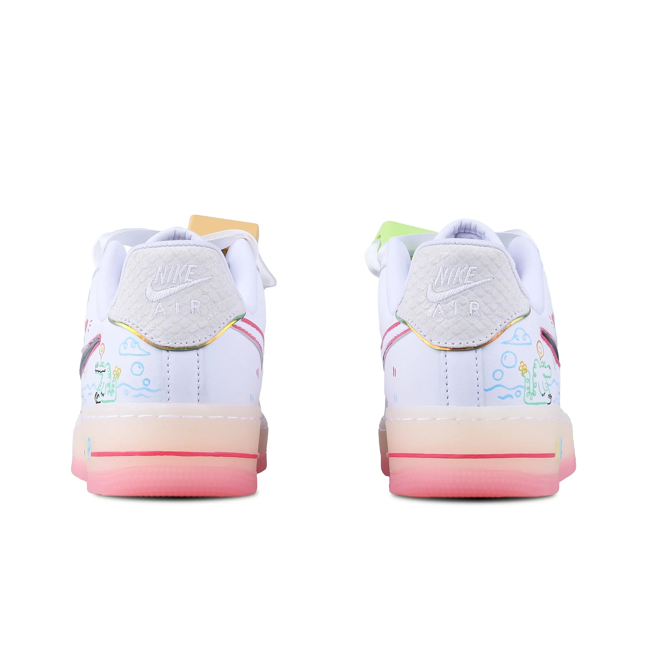 [Custom Animal Party, Jelly Soles,Graffiti] Air Force 1 Skateboarding Shoes Unisex