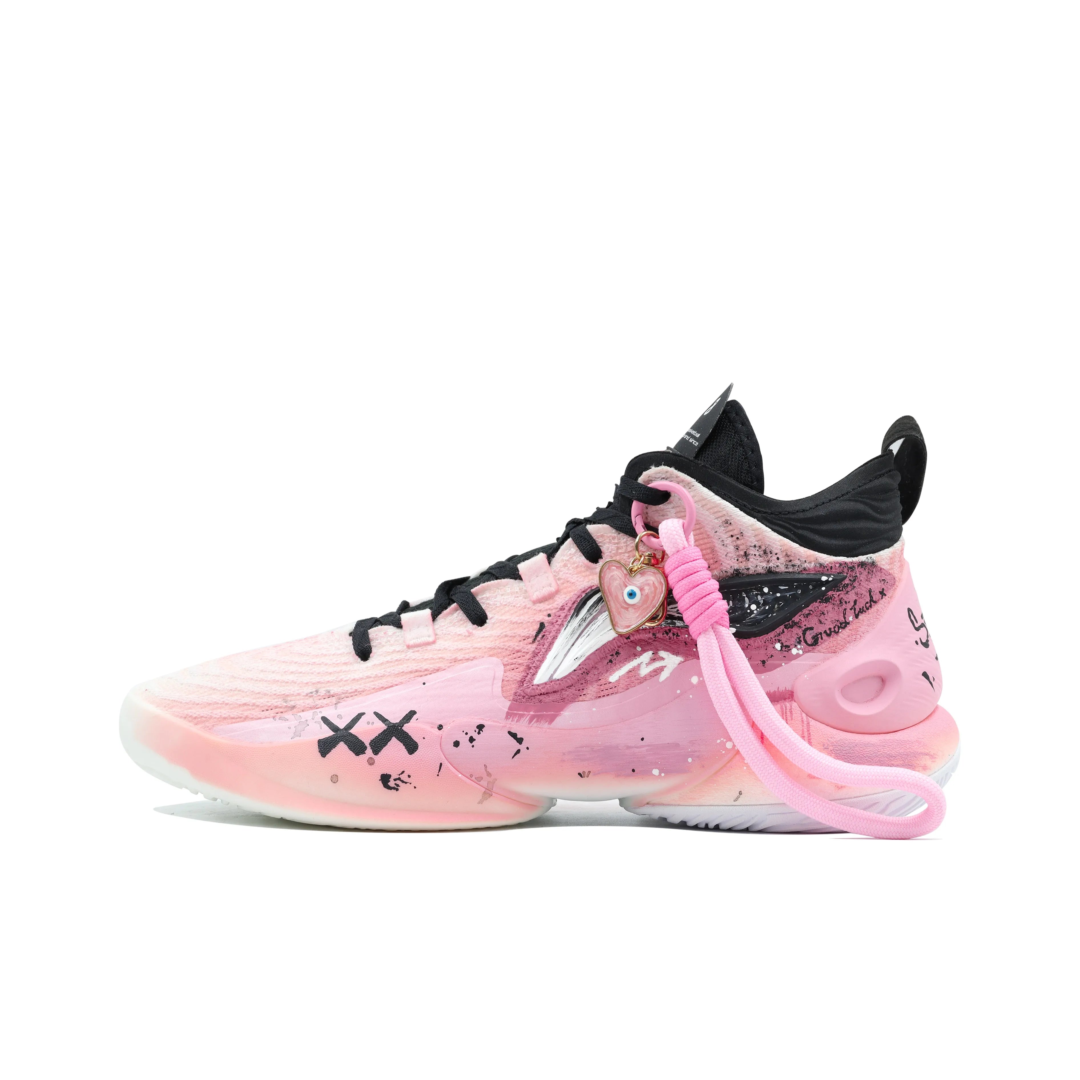 [Evening Sunset/Cherry Blossoms] Custom Street LiNing Basketball Shoes Unisex