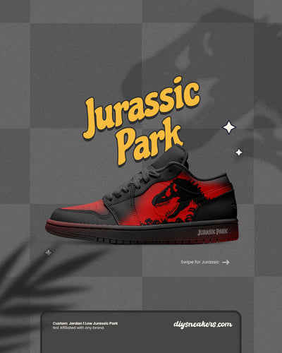 Jurassic Park - Unisex  Air Force Custom