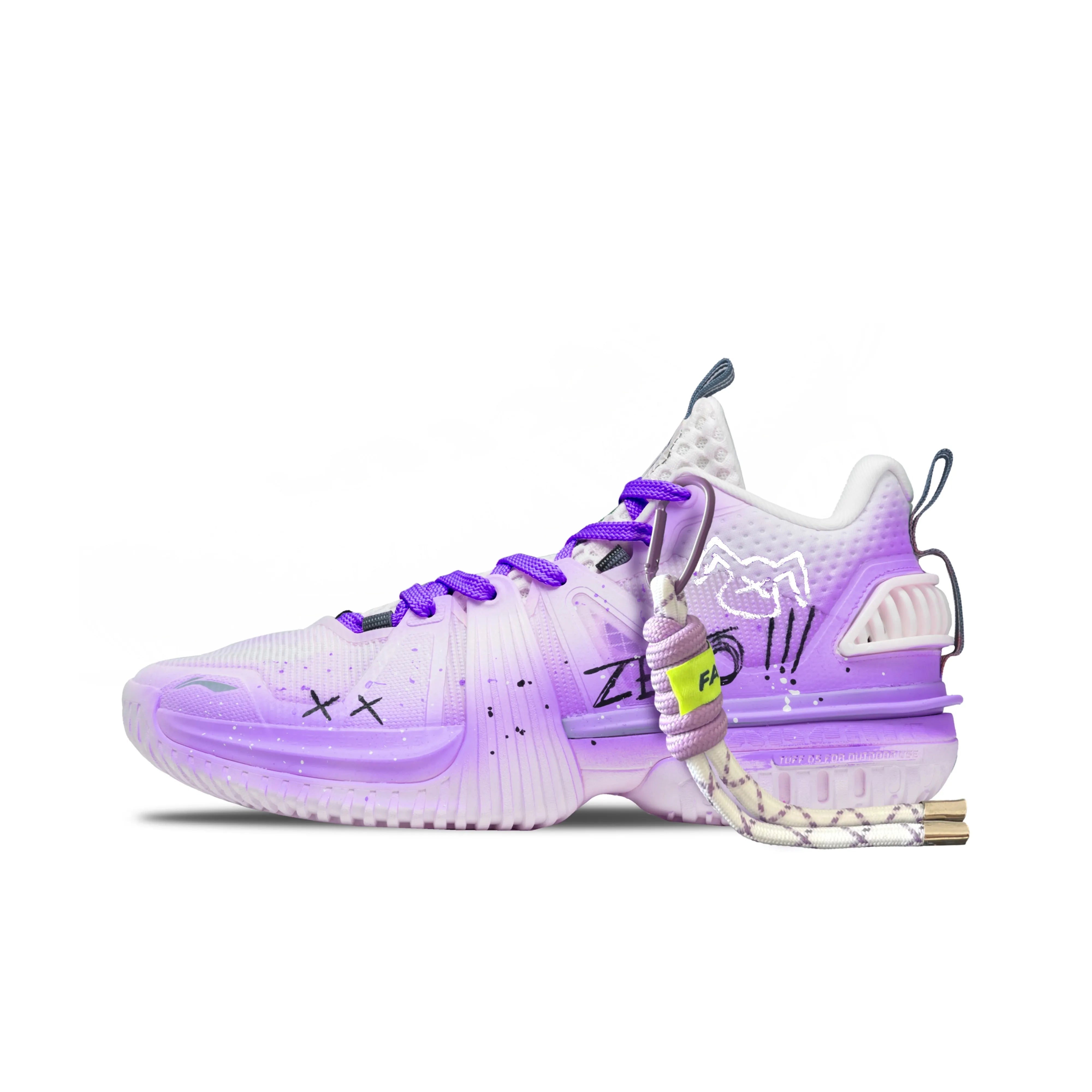 [Multi-Color Available] Custom Color Matching Trend LiNing Basketball Shoes Unisex