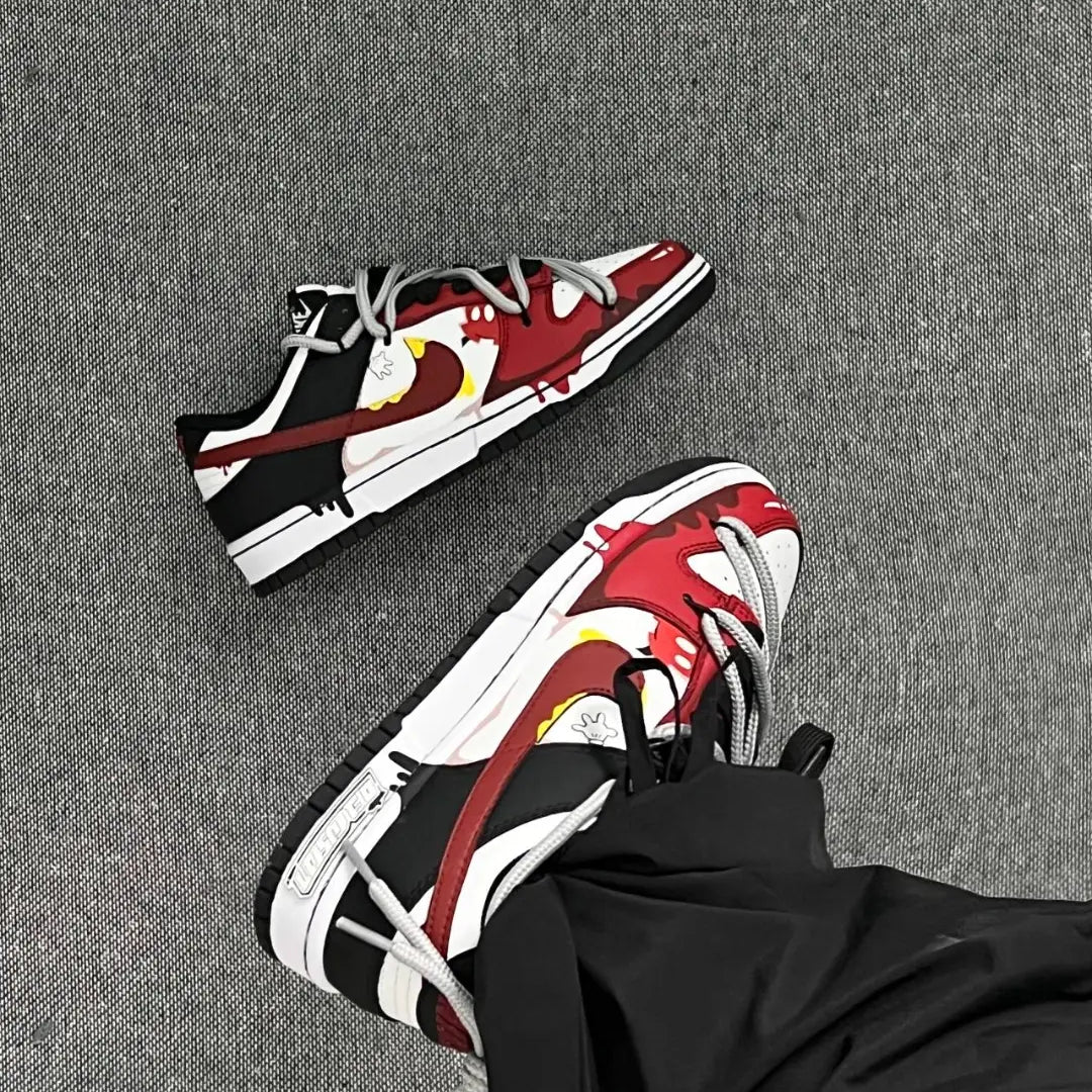 [Custom Halloween Romance -BOX]  Dunk Skateboarding Shoes Unisex