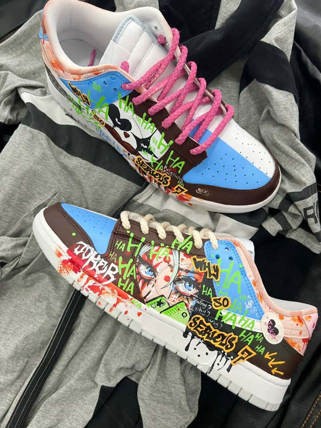 [Custom Yuanyang Doodle 1 Male E]  Dunk Skateboarding Shoes Men