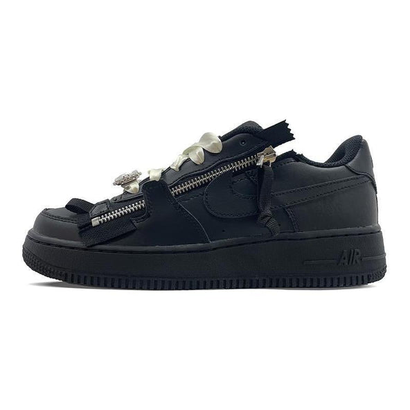 [Custom Pure Desire Wind black]  Air Force 1 Skateboarding Shoes Women's