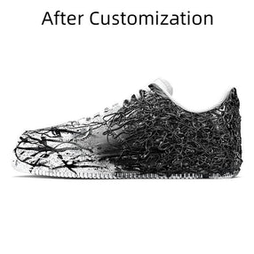 [Custom Female darkening Venom]  Air Force 1 Skateboarding Shoes Women's